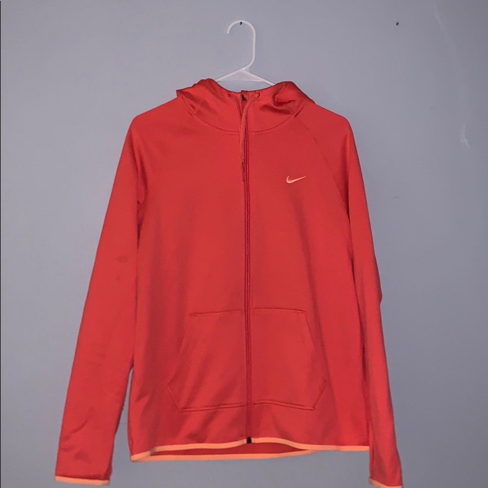 Pink Nike dry fit zipper jacket